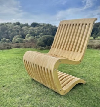 Krzesło ogrodowe drewno