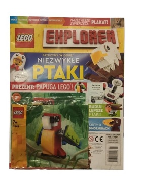 Magazyn Czasopismo LEGO Explorer- 07/2021 - Papuga
