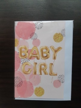 Kartka okolicznościowa "Baby girl"