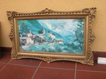 obraz w barokowej ramie 76/46cm 