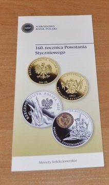  Folder-2023 -160 r. Powstania Styczniowego- pol.