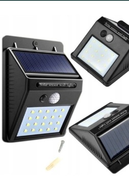 Lampa solarna z czujnikiem ruchu i zmierzchu 