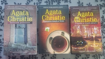 Agatha Christie 3 książki kieszonkowe