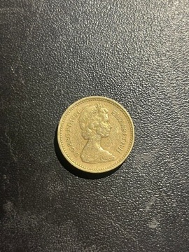 1 funt 1984r. moneta Wielka Brytania