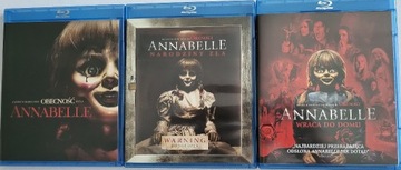 Annabelle komplet (3xBlu-Ray) (2014/2017/2019)