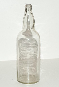 Przedwojenna butelka h 44cm.