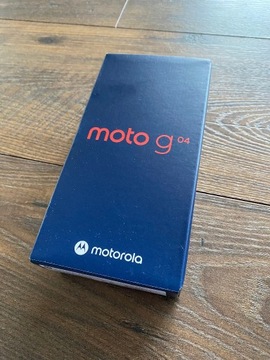 Motorola Moto G04 4+64GB XT2421-3 fabrycznie nowa - czarna