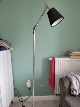 Lampa stojąca, podłogowa Ikea, czarna