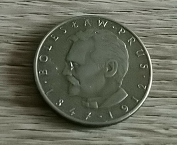 Stara moneta Polska 10 zł 1977 rok Bolesław Prus 