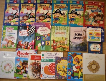 Książeczki Edukacyjne dla Dzieci - 40 SZTUK 