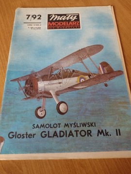 Model kartonowy Mały Modelarz Gloster Gladiator