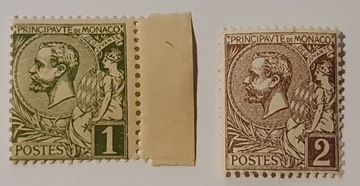 MONAKO 1891 2 Znaczki