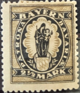Znaczek pocztowy Bavaria 1920r.z serii Rolnictwo.