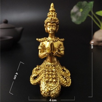 Figurka Budda z Tajlandii Medytujący 8 cm 
