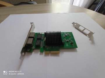 Dwuportowa karta sieciowa PCIe X4 Gigabit