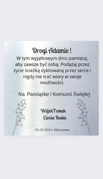 Dedykacja życzenia komunia oraz inne pięknablaszka