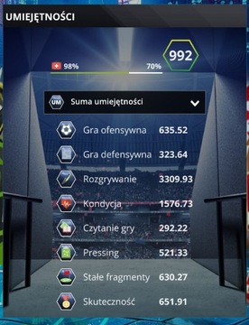 Konto FootballTeam pomocnik 992ovr EU