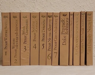 Proust 1-7, Defoe, Saint-Exupéry, Poe, Remarque WL