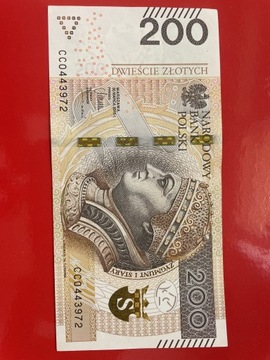 Banknot 200 zł CC