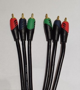 Kable COMPONENT VIDEO (3) RCA 2mb