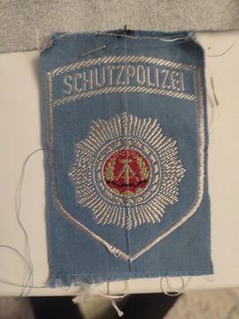 DDR Policja NRD z galowego munduru.