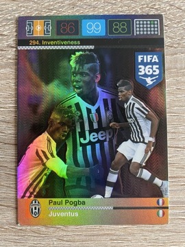 Paul Pogba #294 Inventiveness PANINI FIFA 365 