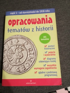 Opracowania tematów z historii część 1