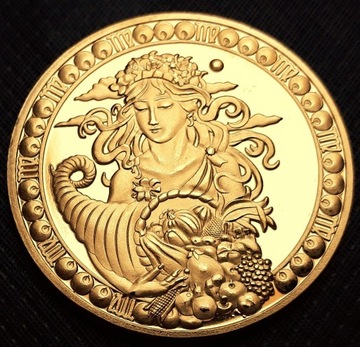 Znaki Zodiaku , Panna , Pokryty 24 k złotem