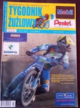 Żużel Speedway Tygodnik Żużlowy numer 15/2003rok