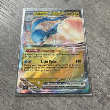 Karta Pokemon Altaria ex PAR 140 Paradox Rift