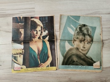 Stare czasopismo magazyn prl Ekran B. Bardot 1963