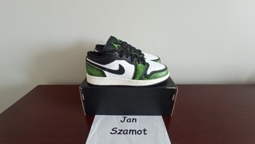 36,5 Buty Nike Air Jordan 1 Low Black Electric Green DO6244-003