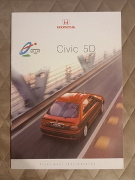 Prospekt Broszura Honda Civic 5D 95-00 97-00