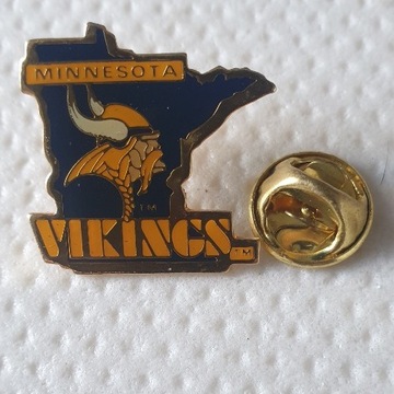 Przypinki,  pin Viking Minnesota