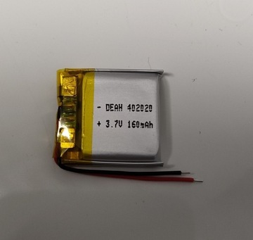 Bateria 402020 3,7V 160mAh akumulator