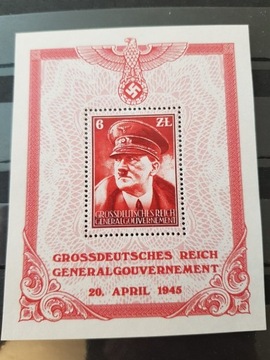 Niemcy , GG(A. Hitler,1945r.)-arkusz
