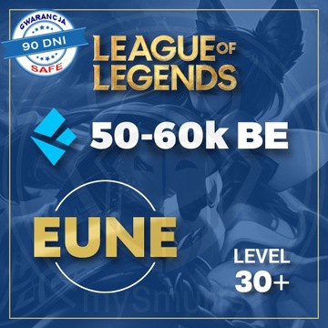 League of Legends KONTO LOL SMURF EUNE 50-60k BE