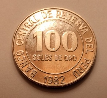 Peru 100 soli 1982r.