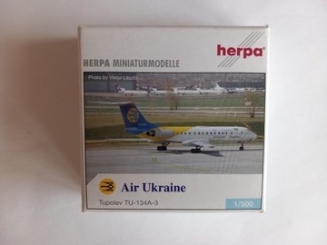 Herpa 1:500 Air Ukraine Tupolev TU-134A-3