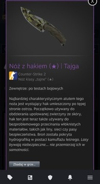 CS 2 Nóż z Hakiem | Tajga