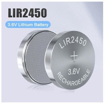 Akumulator Litowy LIR2450 / TL2450 3.6V 150mAh 