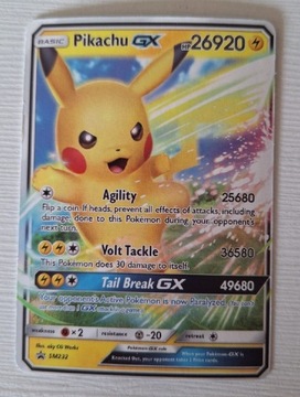 Karta POKEMON basic Pikachu GX rule HP 26920