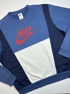 Bluza Crewneck Nike Niebiesko-Biała M
