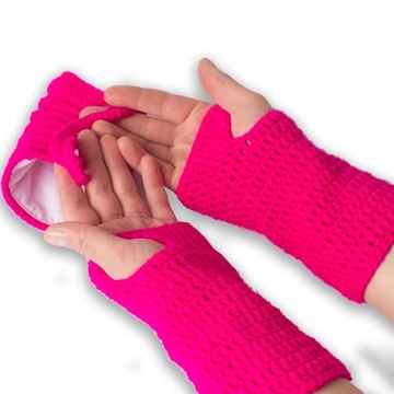rękawiczki mitenki RÓŻNE KOLORY bez palców