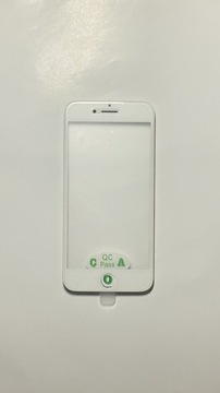 Szyba + ramka do iPhone 7 biała z klejem OCA