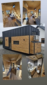 Tiny house, mobilny  dom na kolach pod  klucz