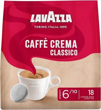 Kawa Lavazza Caffe Crema Classico 18 pads DE