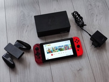 Nintendo Switch v1, Unpatched pod CFW + Dużo Gier