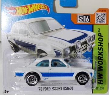 HOT WHEELS 70 Ford Escort RS1600