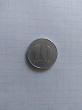 Moneta NRD 10 PFENNIG Z 1968